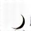 Icona luna e stelle